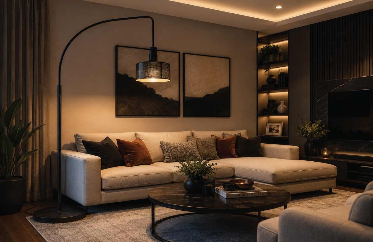 Pendant Floor Lamp Hybrid