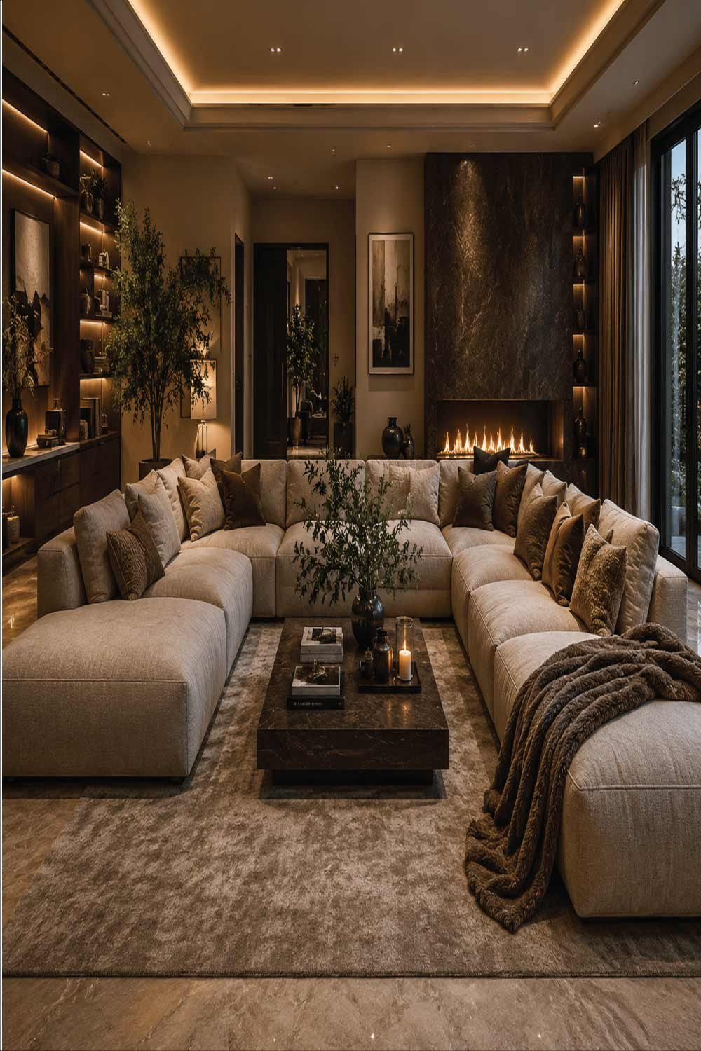 Plush Designer Sectional Sofas