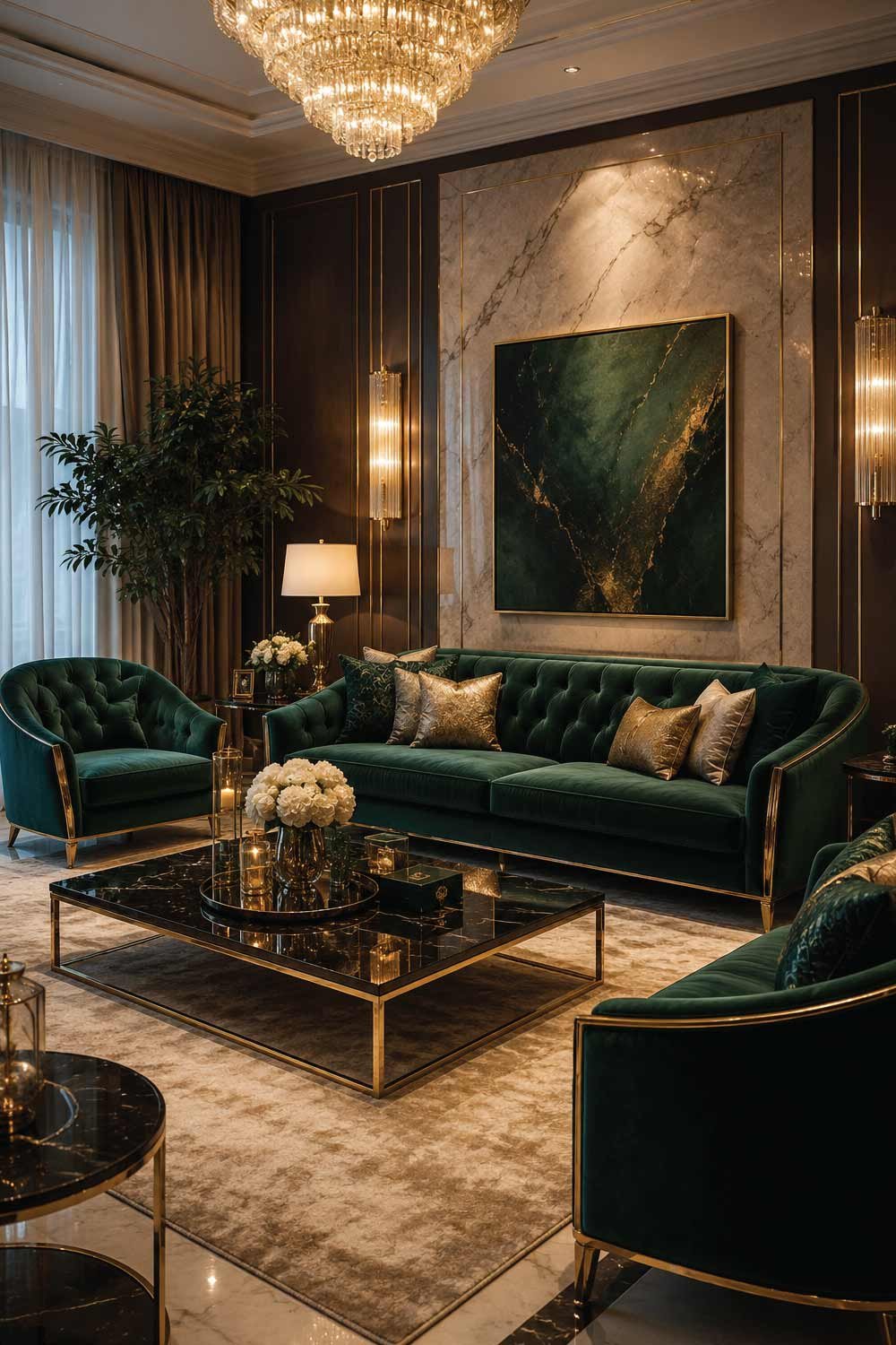 Premium Velvet Sofa Sets for a Royal Look