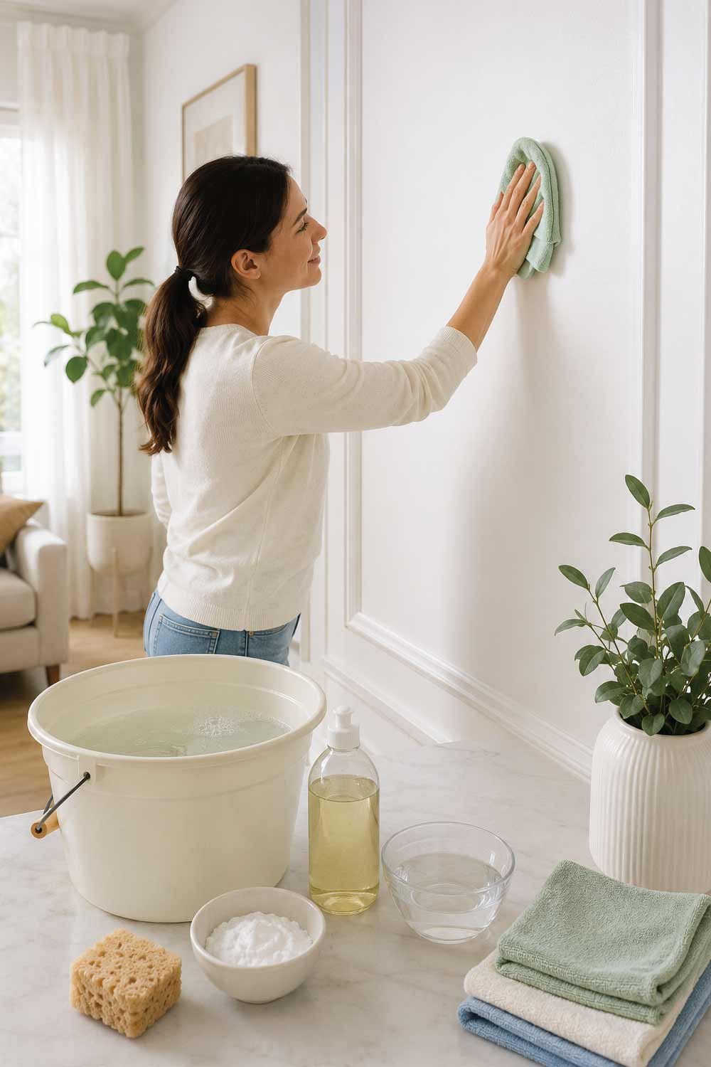Prepare a Gentle Cleaning Solution