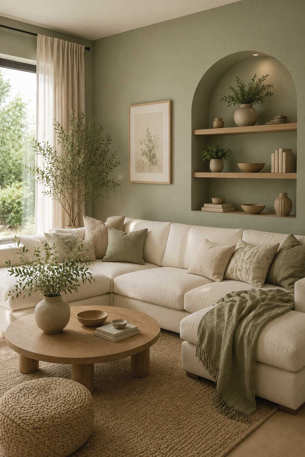 Sage Green for Fresh Elegant Comfort