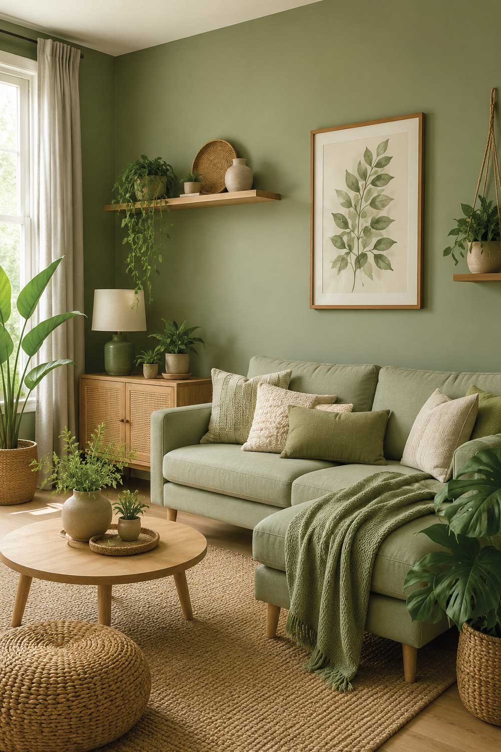 Sage Green for Natural and Relaxing Mood