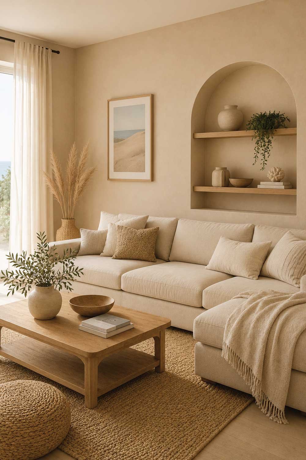 Sand Beige for Natural and Minimal Mood