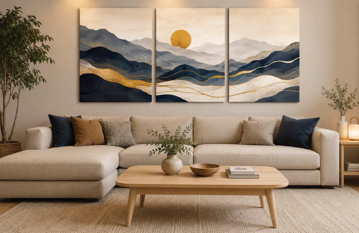 Scandinavian Wooden Coffee Table