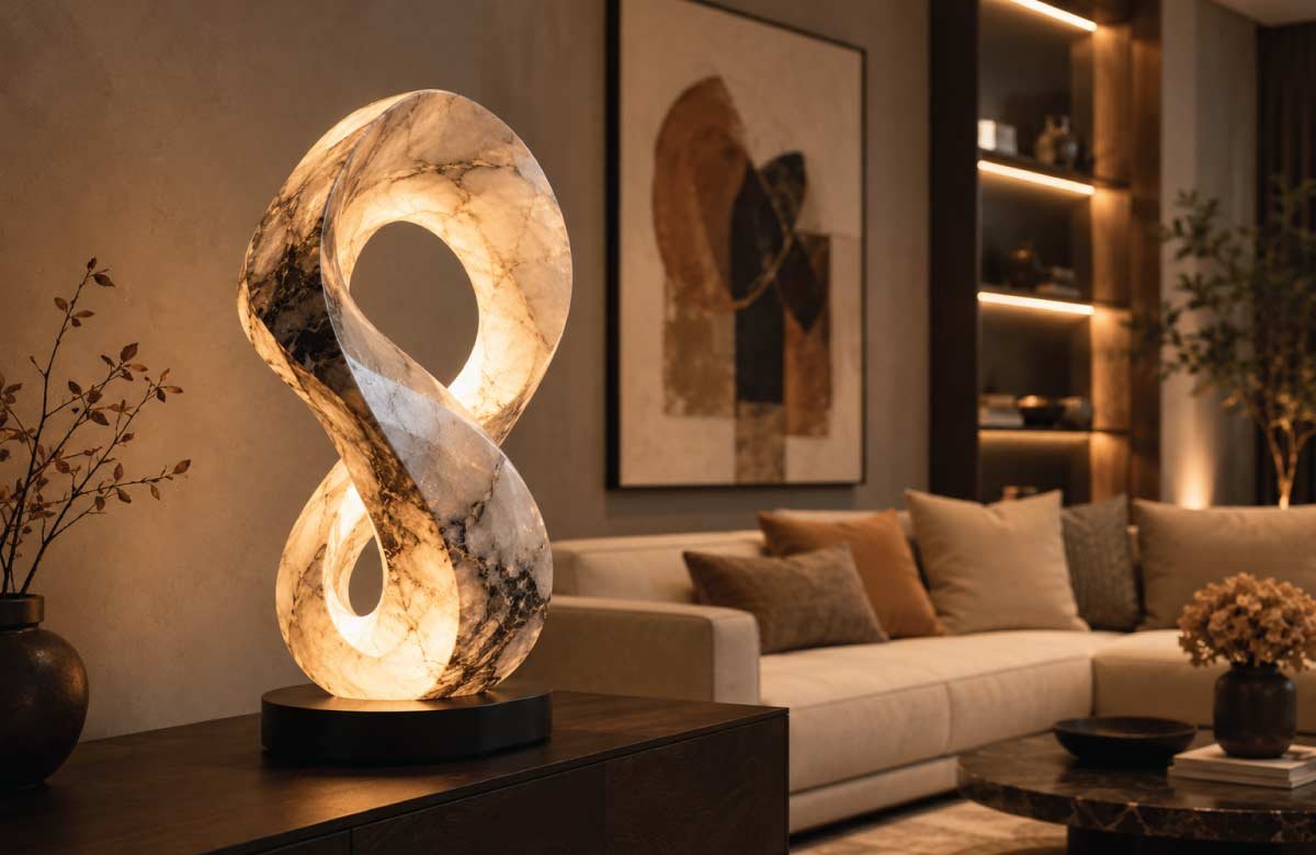 Sculptural Artistic Lamp