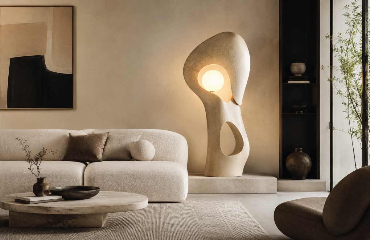 Sculptural Lamps as Statement Pieces