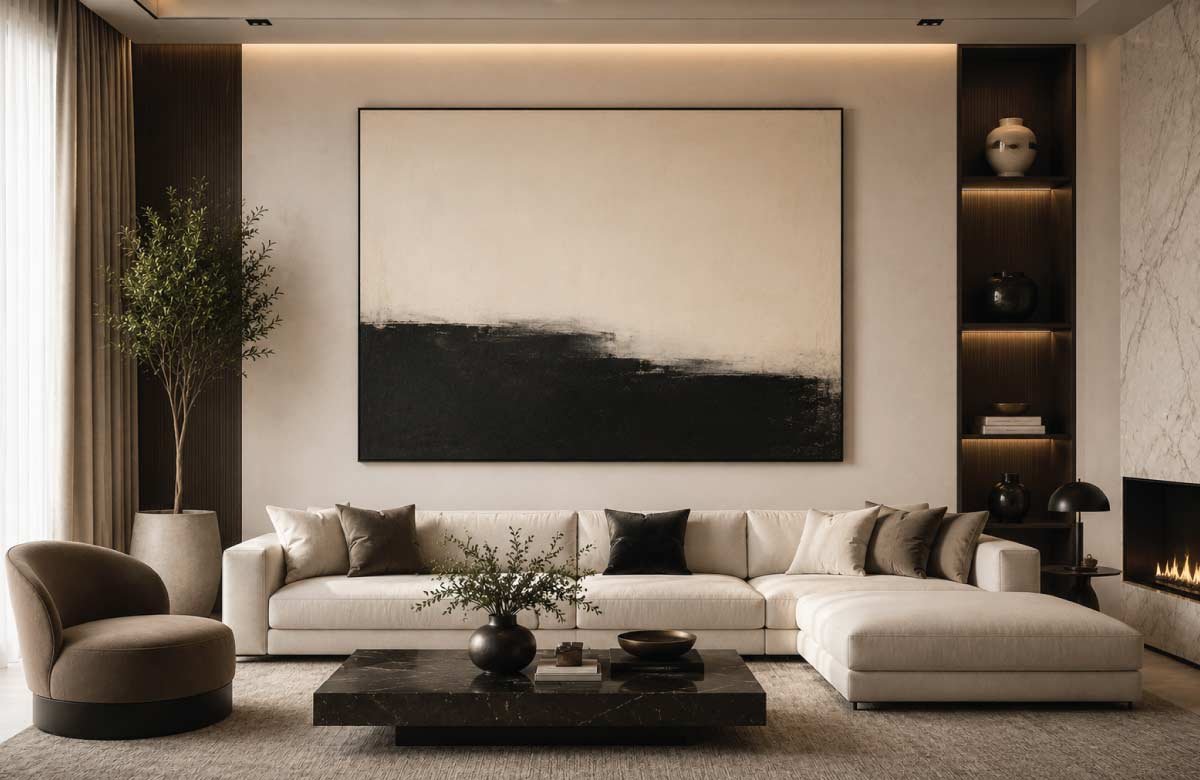 Single Large-Scale Minimalist Artwork