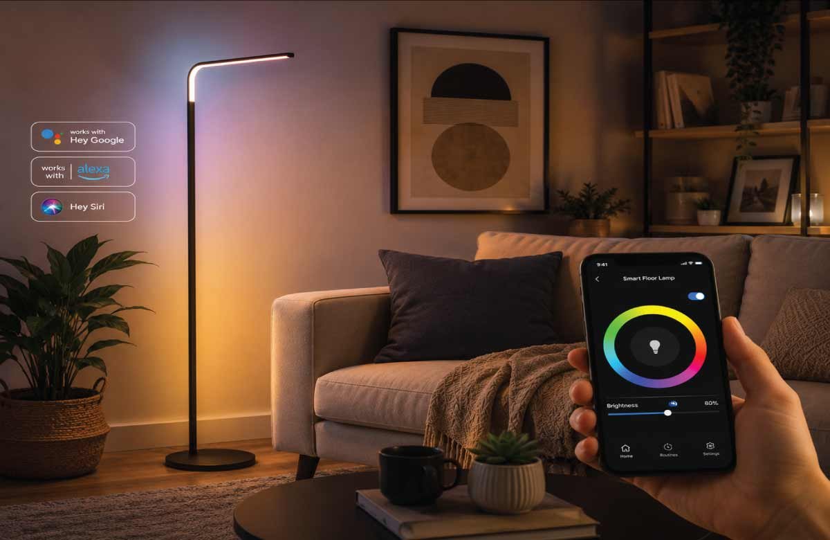 Smart Floor Lamp for Modern Convenience