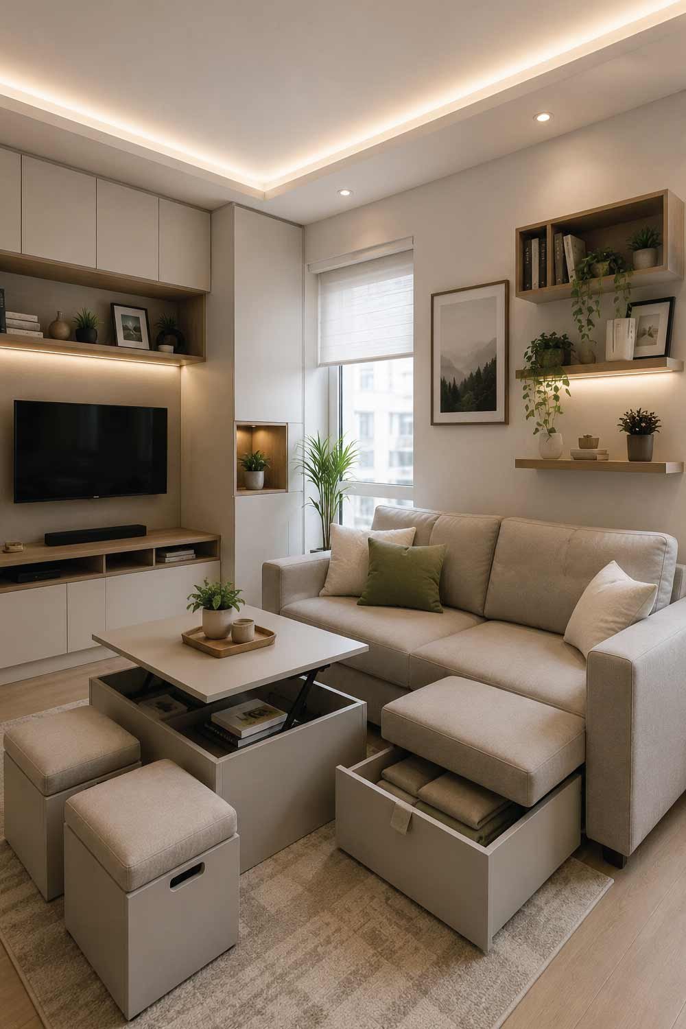 Smart Space-Saving Furniture Design