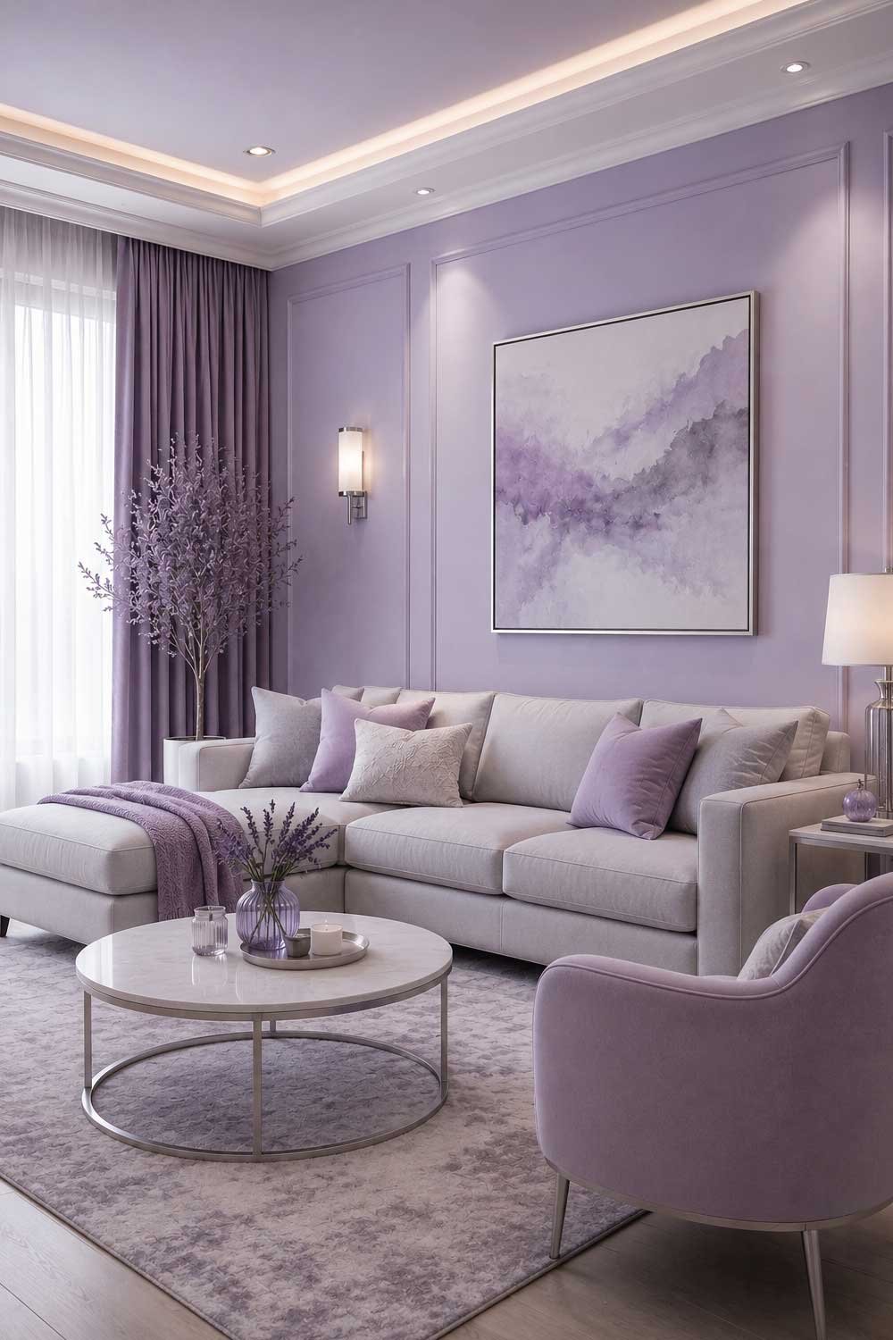 Soft Lavender for Calm and Creative Mood