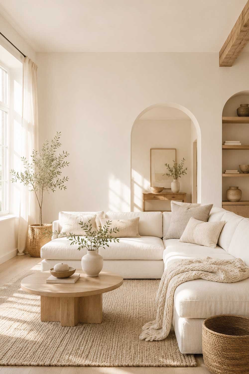 Soft Linen White for Airy Cozy Spaces
