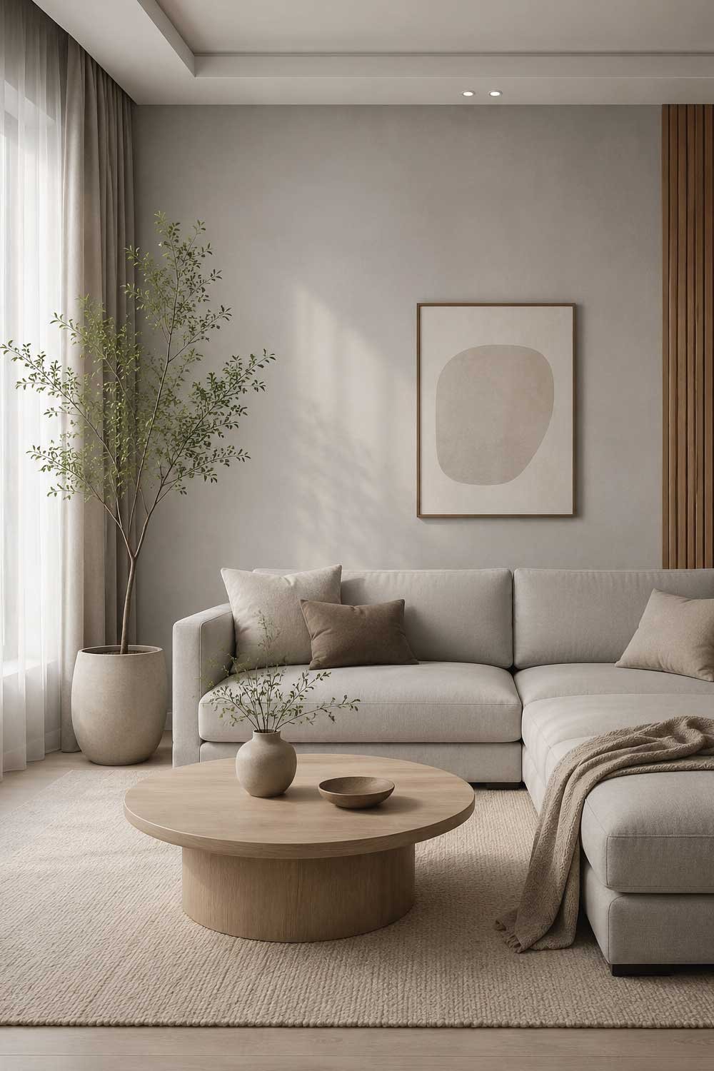 Soft Pebble Gray for Calm Minimal Look