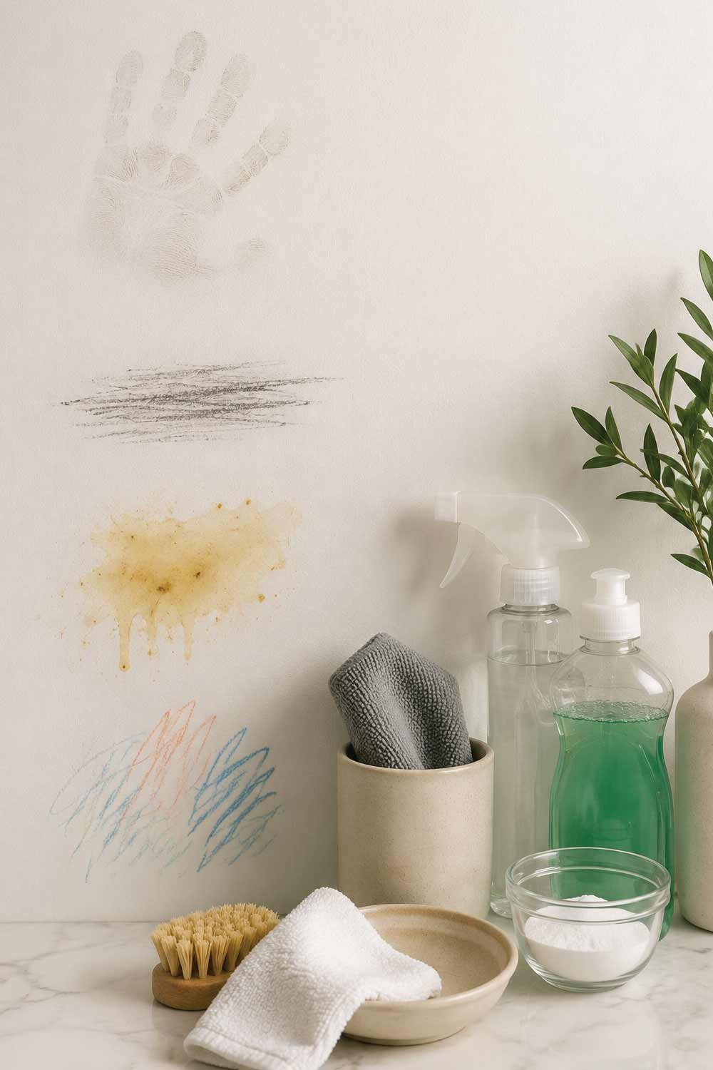 Spot-Clean Common Wall Stains