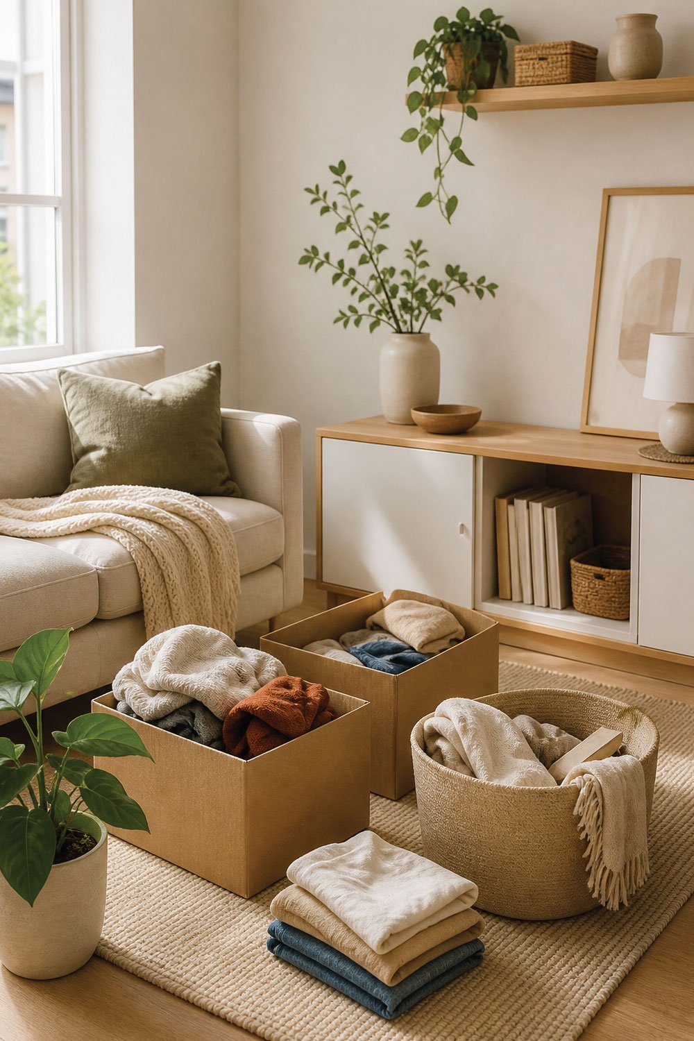 Start with Decluttering