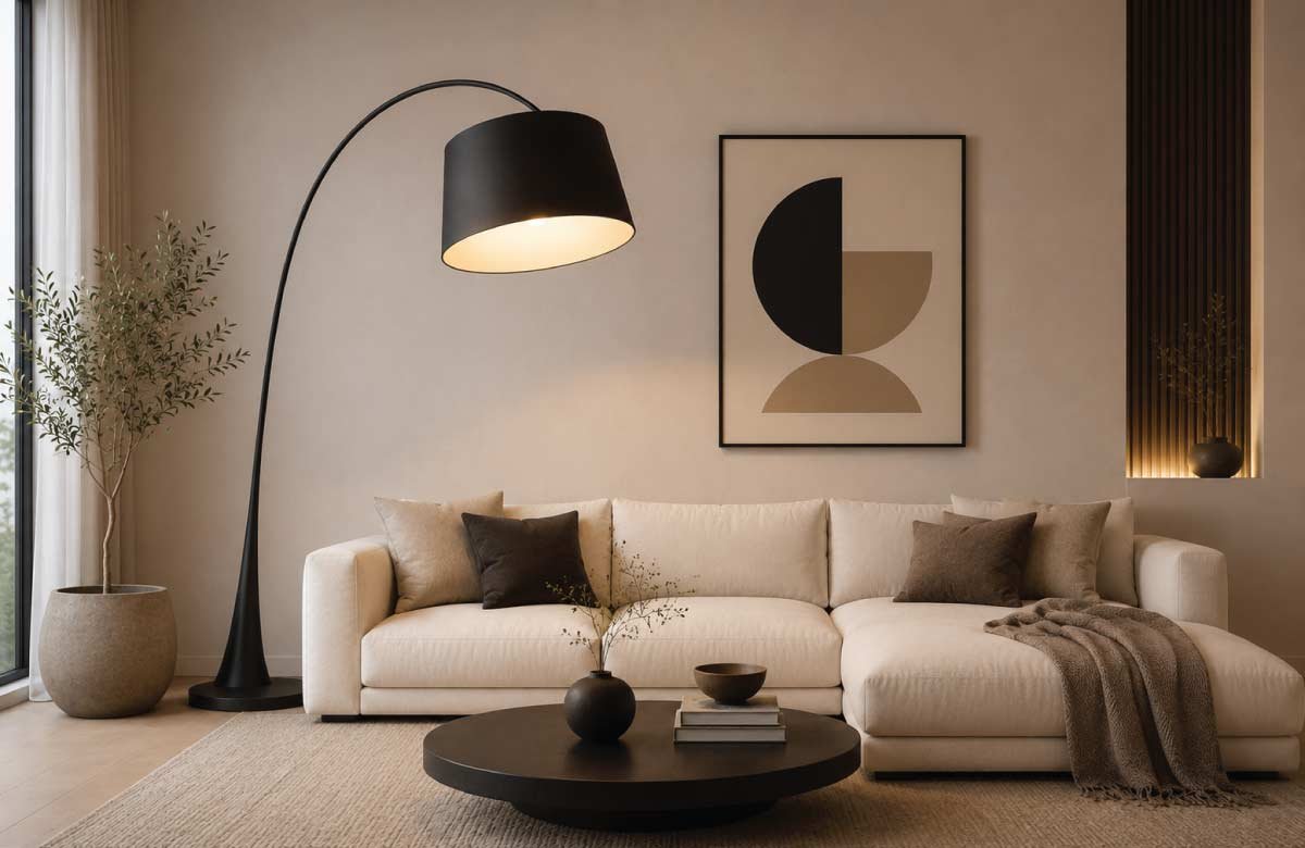 Statement Floor Lamps as Focal Points