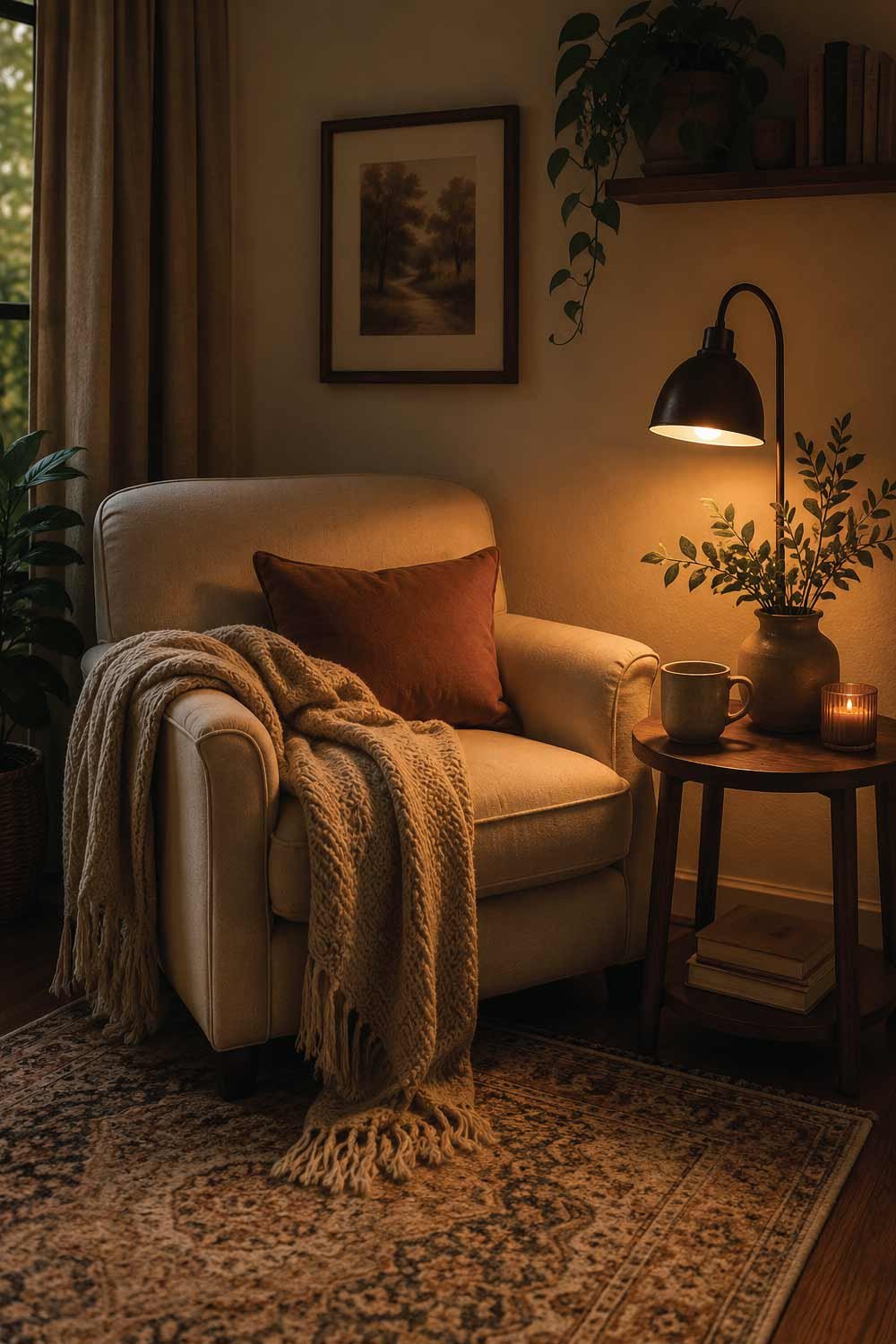 Style a Cozy Reading or Relaxation Corner