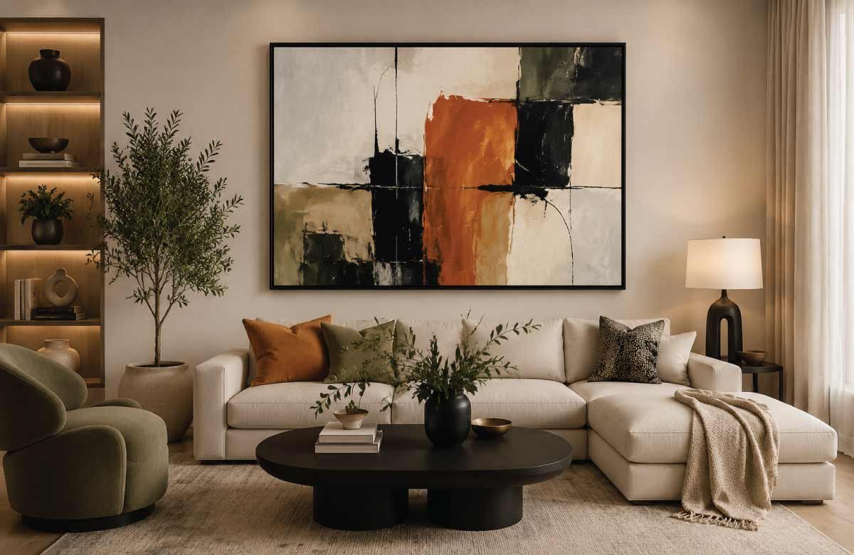 Use Abstract Art for a Modern Touch