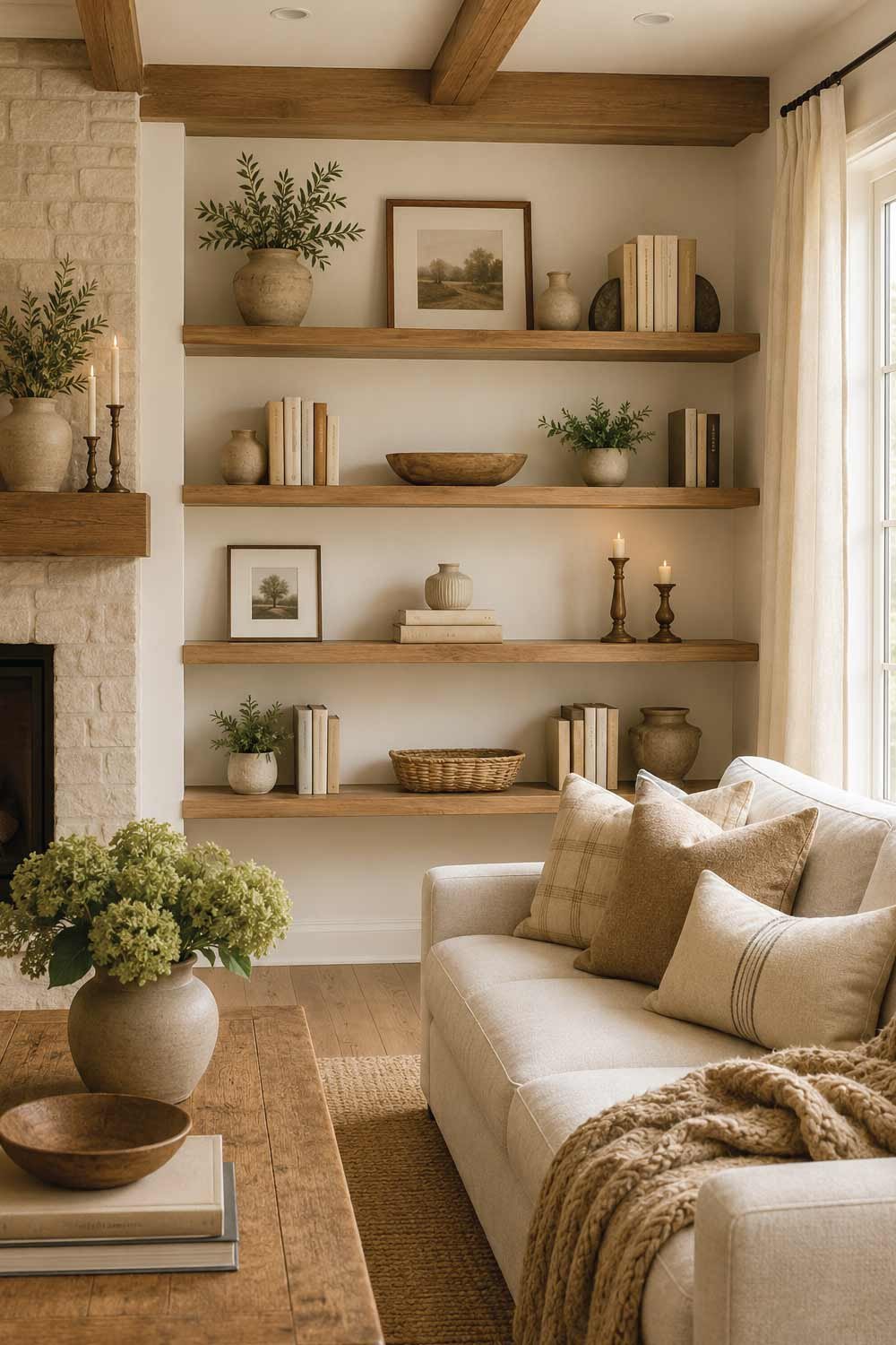 Use Open Shelving for Display