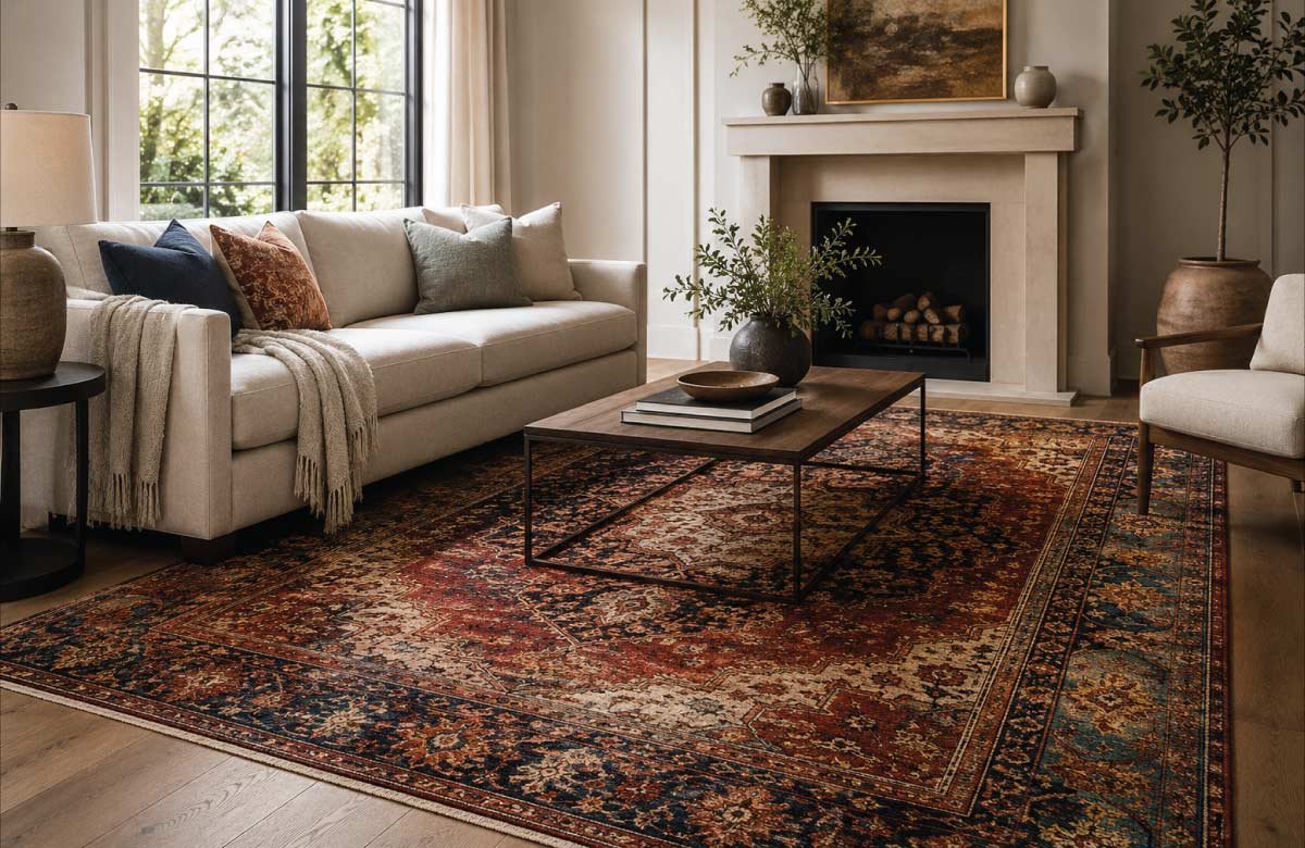 Vintage Persian-Inspired Rugs
