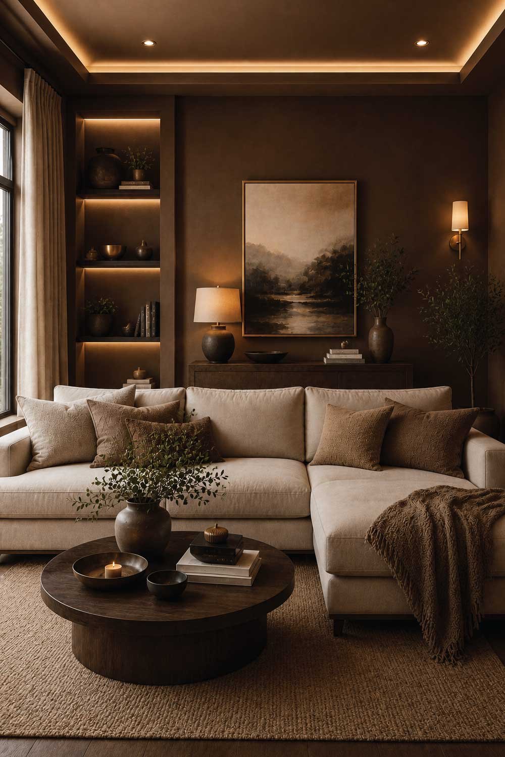 Warm Mocha for Rich Cozy Elegance