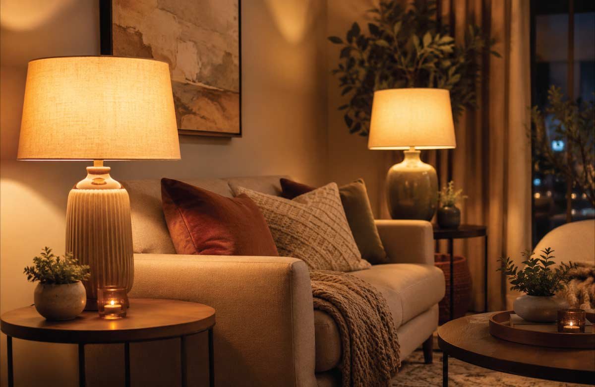 Warm Toned Table Lamps for Instant Comfort