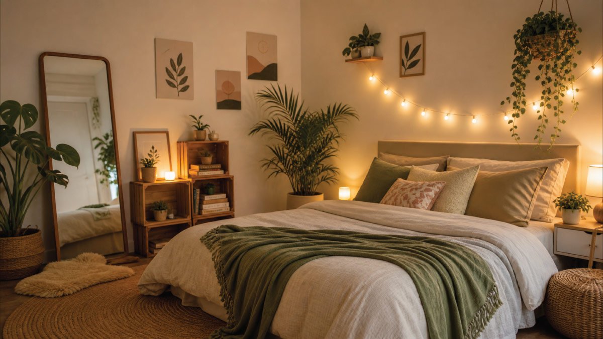 how to decorate bedroom on low budget