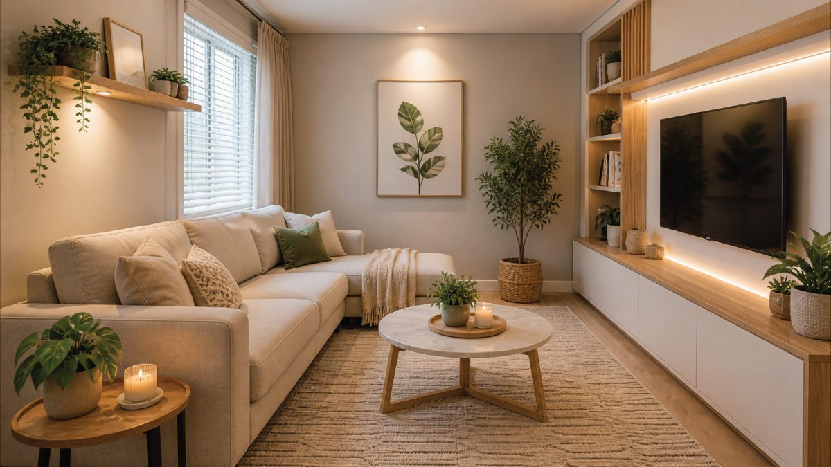 how to decorate small living room