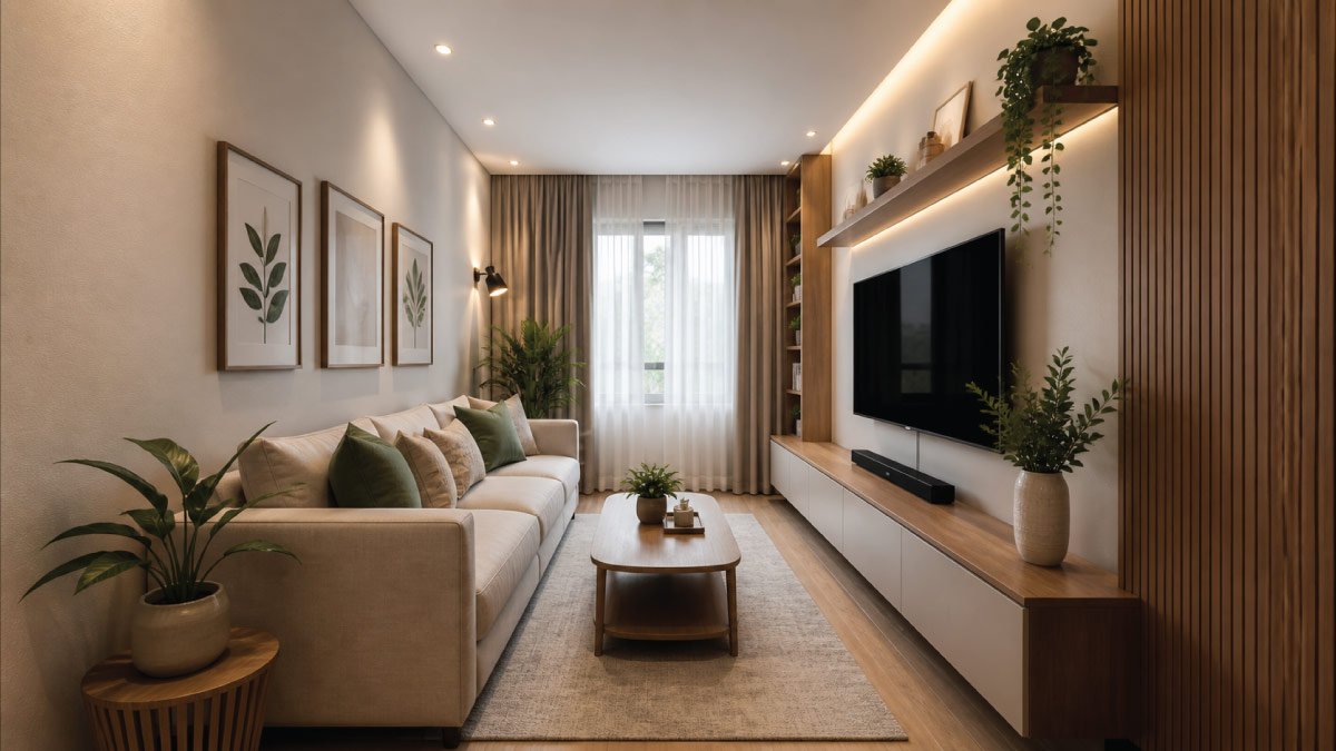 how to fix narrow living room