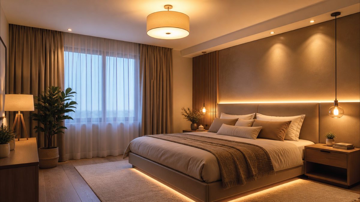how to improve bedroom lighting