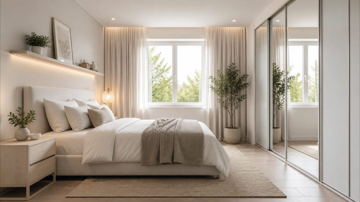 how to make bedroom look expensive