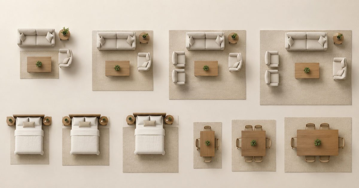 Area Rug Size Chart: The Complete Guide to Perfect Size