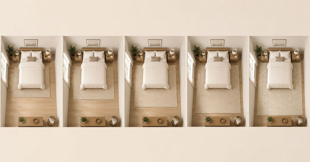 Bedroom Rug Size Chart