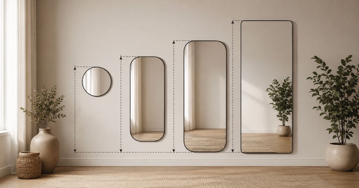 Mirror Size Chart