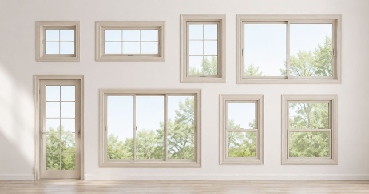 Standard Window Size Chart