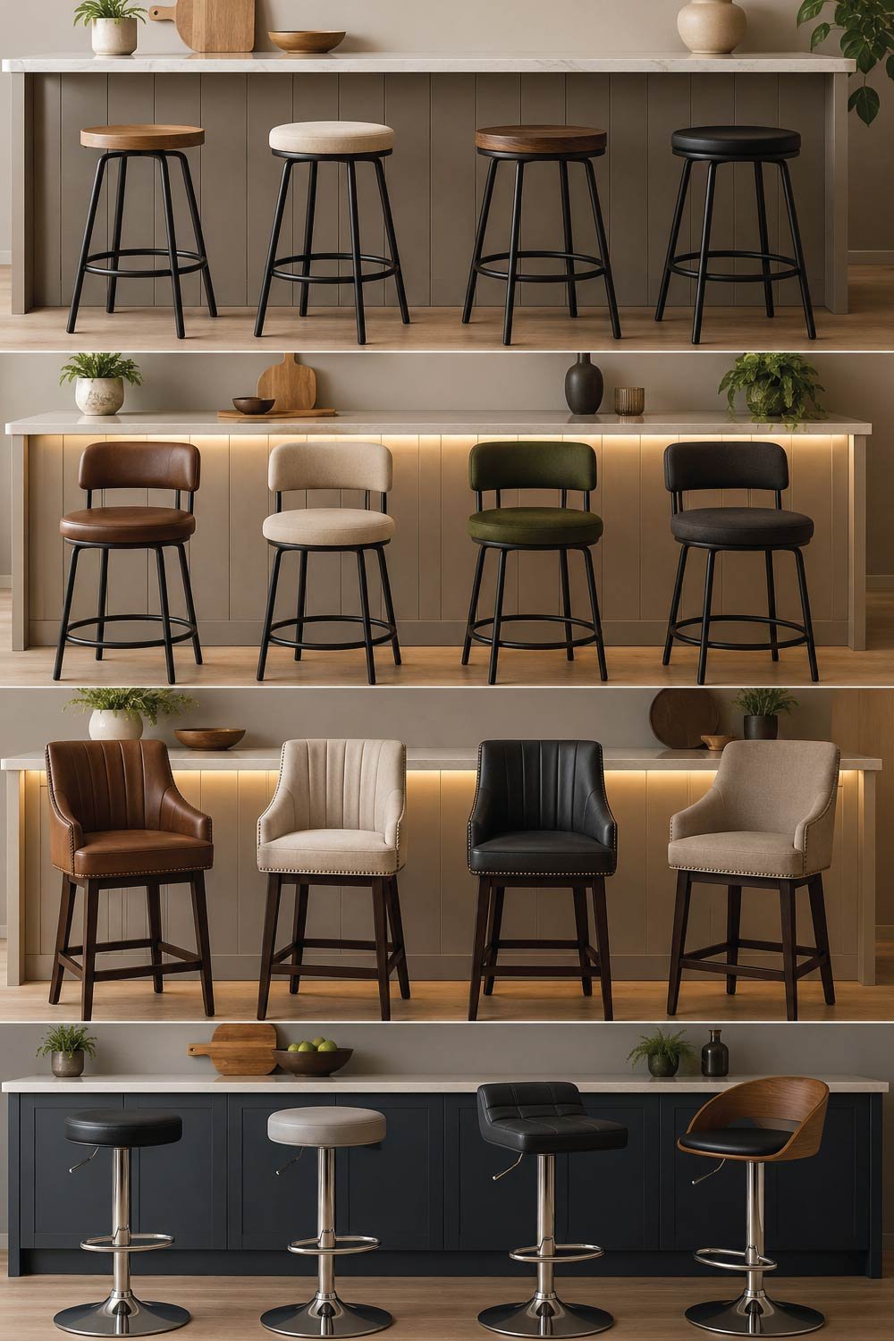 Types of Bar Stools and How They Affect Height Choice