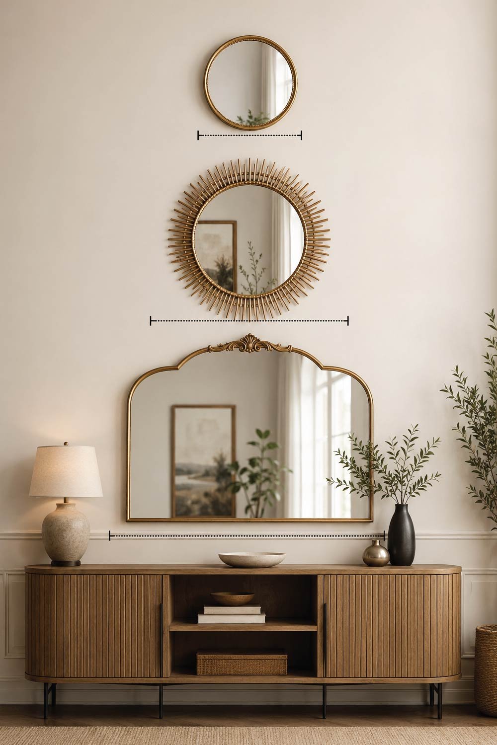 Wall Mirror Size Chart (Decorative Mirrors)