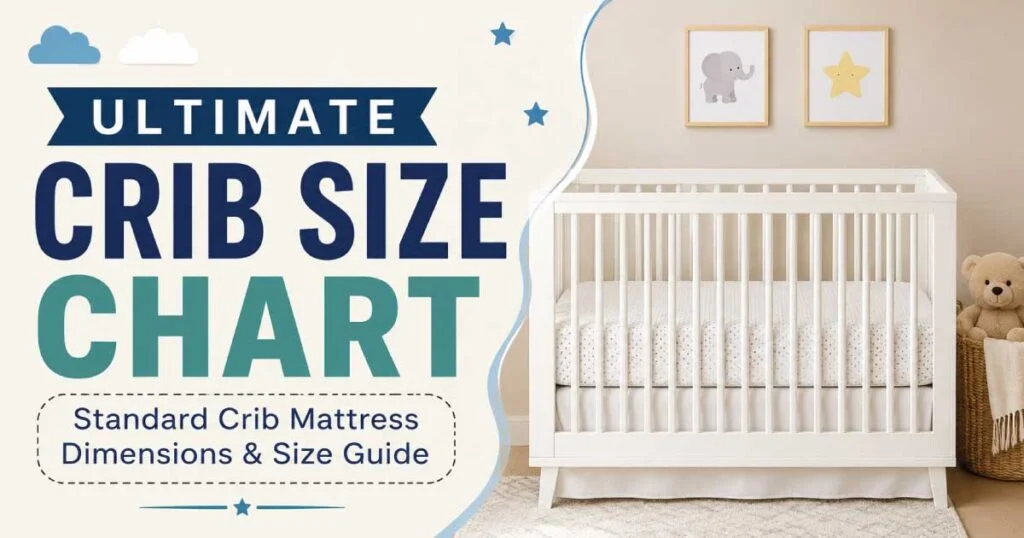 Crib Size Chart: Standard Crib Mattress Dimensions