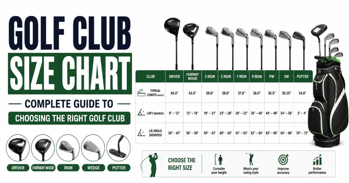 Golf Club Size Chart