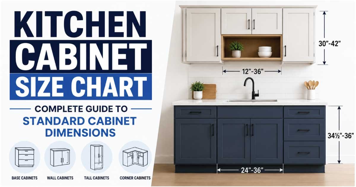 Kitchen Cabinet Size Chart