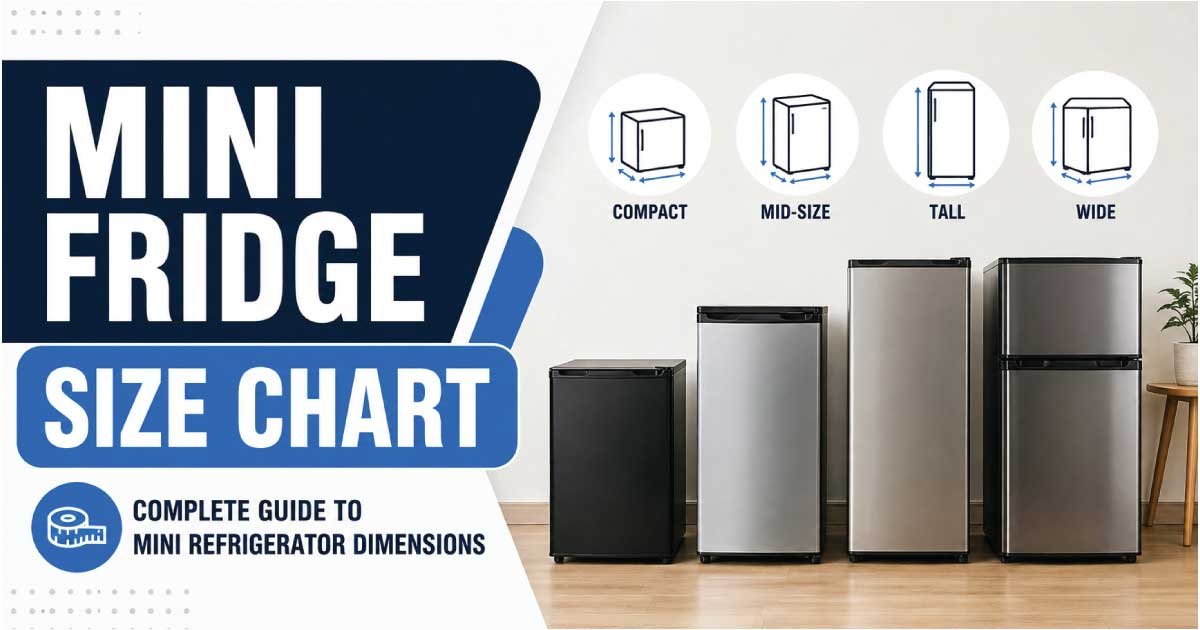 Mini Fridge Size Chart