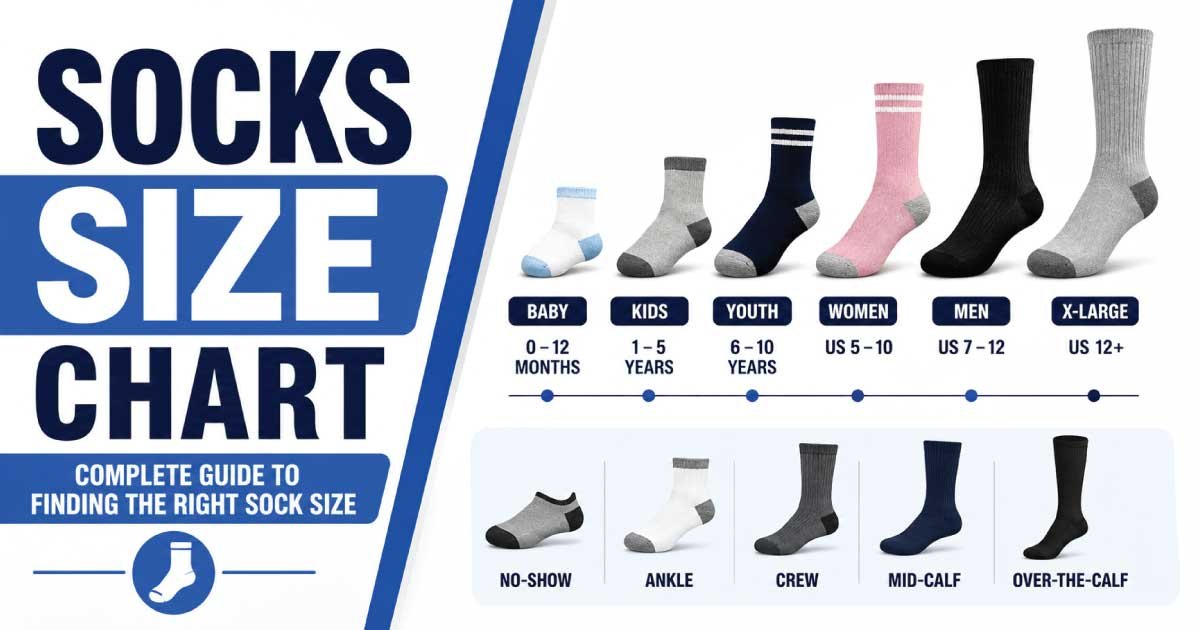 Socks Size Chart