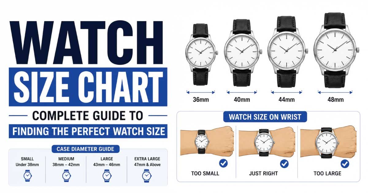Watch Size Chart
