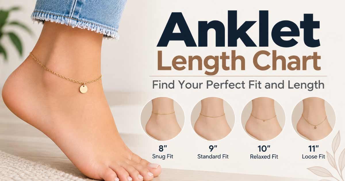 Anklet Length Chart