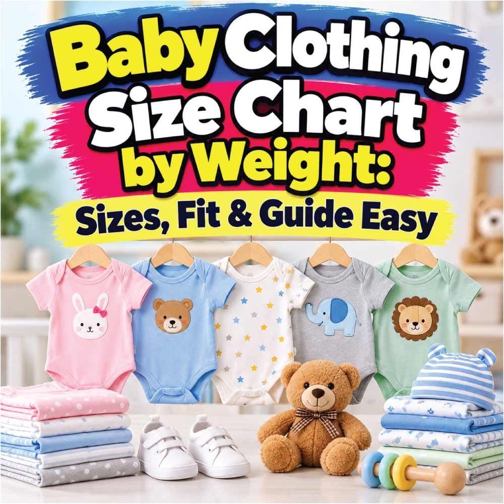 Baby Clothing Size Chart by Weight