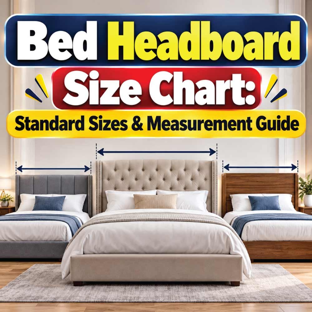 Bed Headboard Size Chart