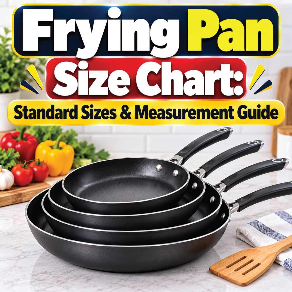 Frying Pan Size Chart