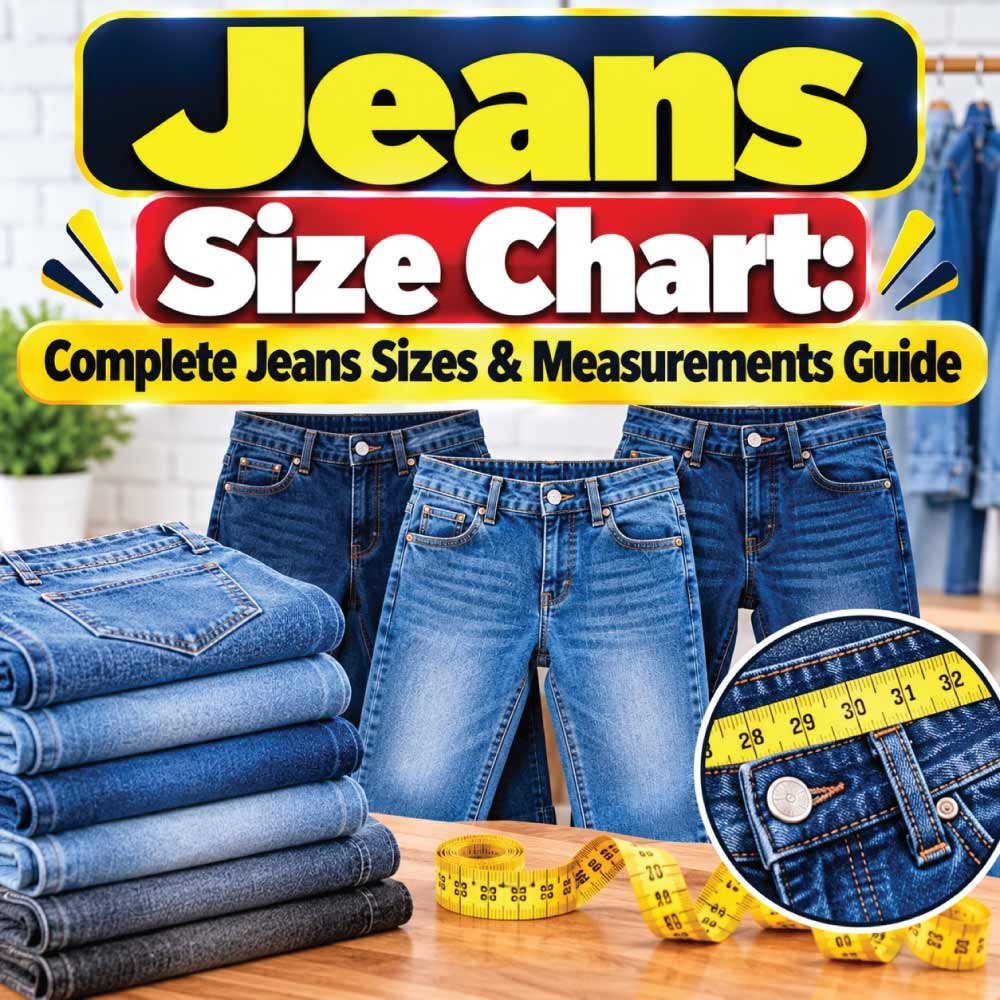 Jeans Size Chart