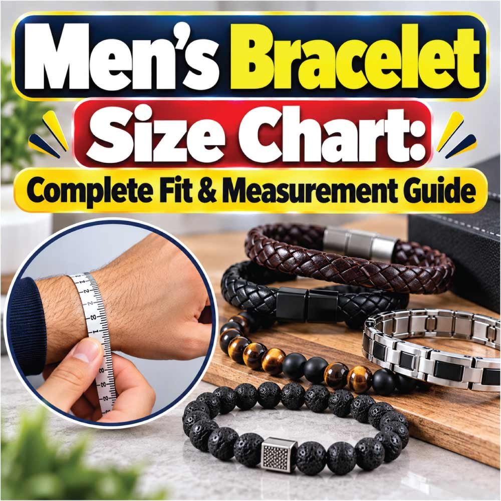 Men s Bracelet Size Chart