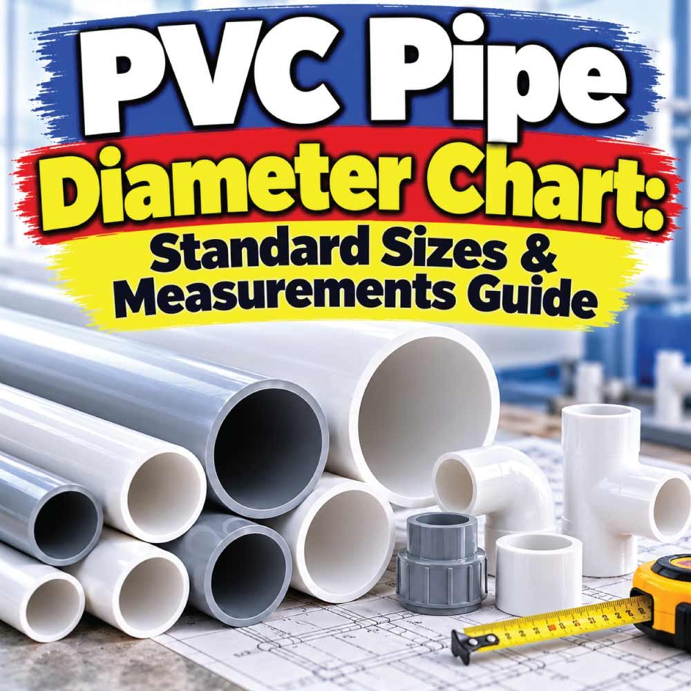 PVC Pipe Diameter Chart