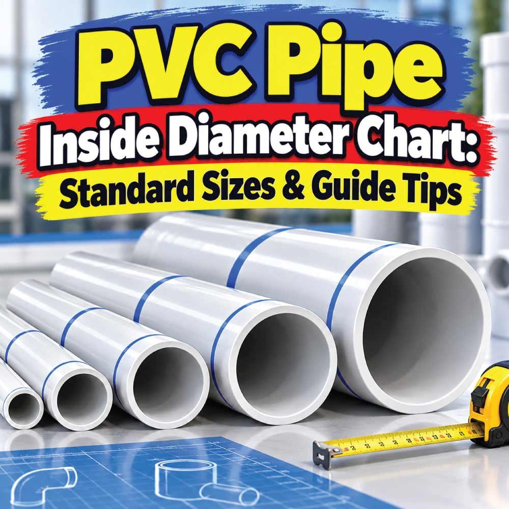 PVC Pipe Inside Diameter Chart